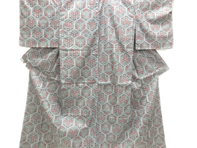 Japanese Kimono / Tsumugi Omeshi Silk